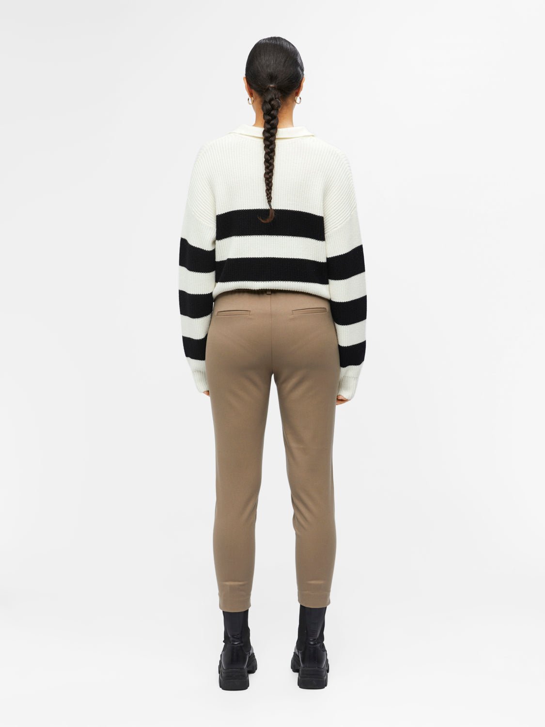 OBJLISA Pants - Fossil - VERO MODA & VILA Bergvik